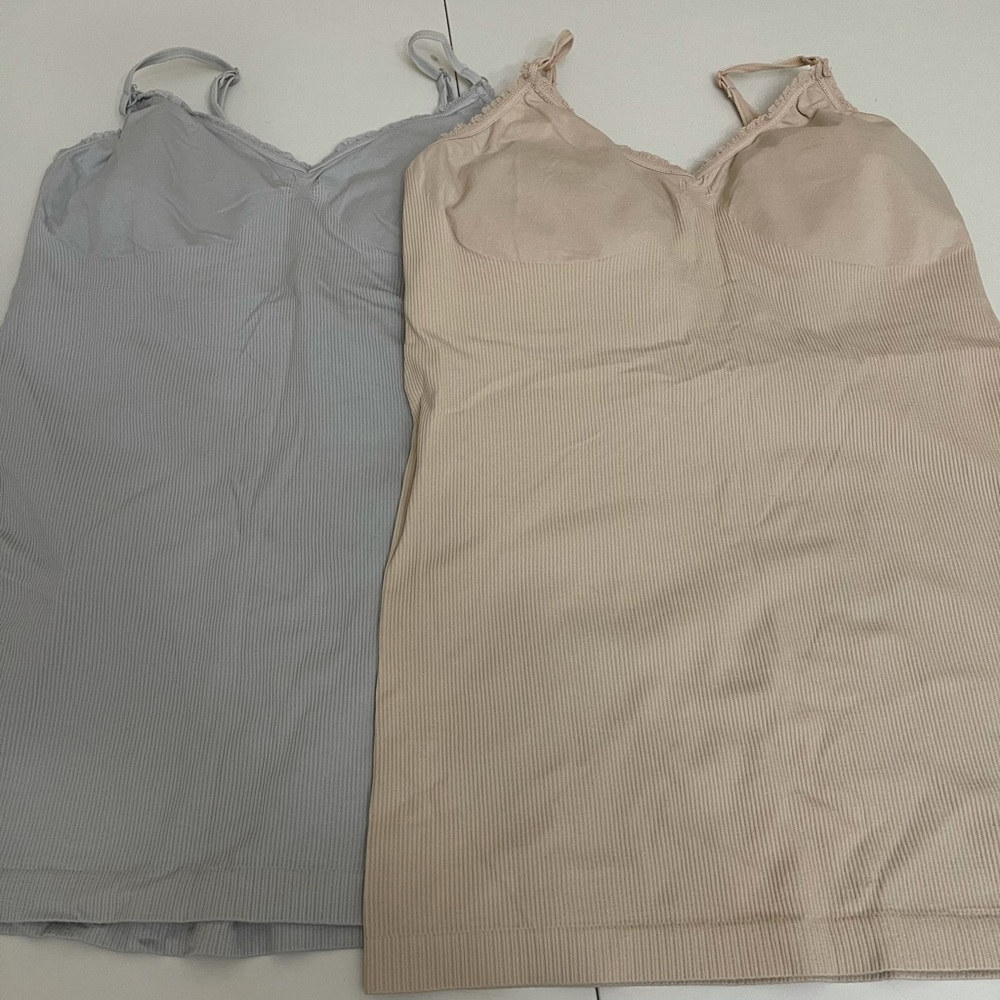 2 Pink Rose Basic Tanks